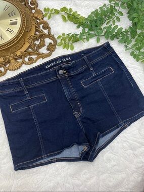 American Eagle Micro Jean Shorts size 18